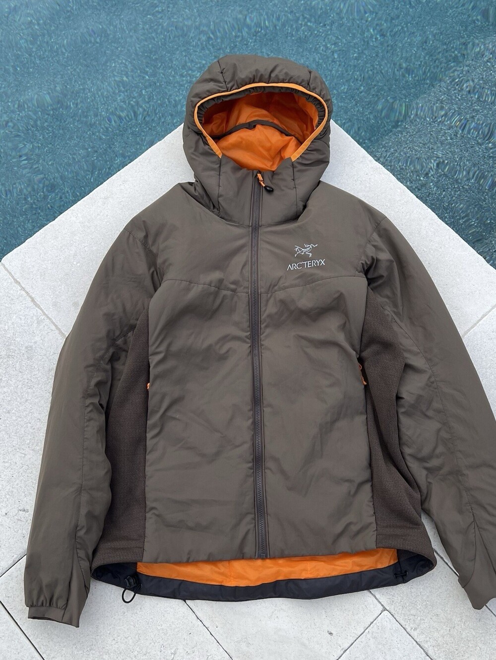 Arc'teryx Men's Performance Jacket - Caribou with Orange Lining
